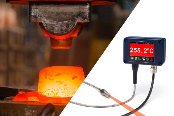 Beröringsfri temperaturmätning av stål