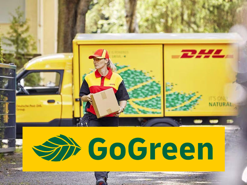 Vi skickar med DHL Go Green